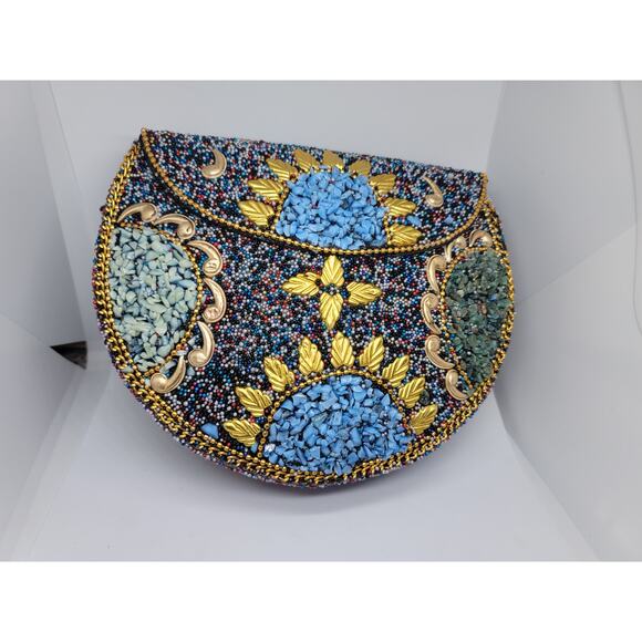 Ramla Blue Mosaic Bag